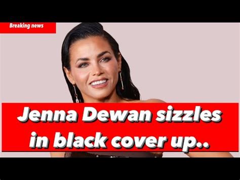 Jenna Dewan sizzles in black cover